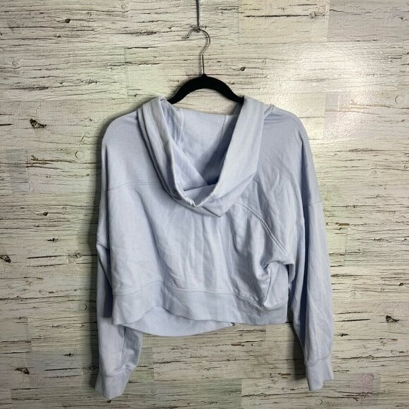 Calvin Klein Performance Blue Hoodie Sweatshirt crop size xl - Picture 7 of 7